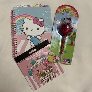 NWT! Sanrio Hello Kitty and Friends Three (3) Piece Stationary Bundle Kit!